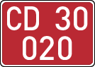 License plates of Spain, Diplomatic
