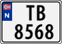 License plate of Norway, Trailers, motorcycles, special vehicles