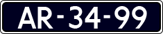 License plate of the Netherlands, Imported oldtimers (cars)