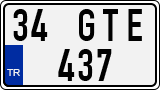 License plate of Turkey, Regular plates