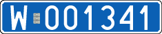 License plates of Poland, Diplomatic
