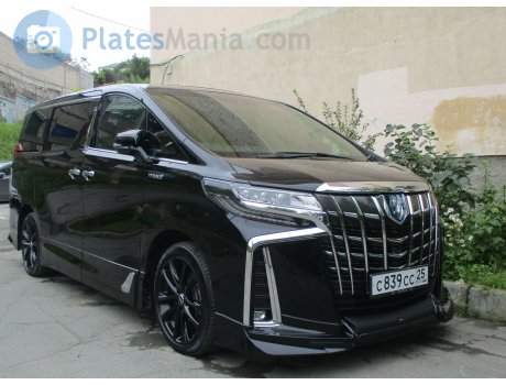 с839сс25, Toyota Alphard