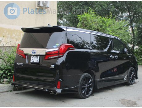 с839сс25, Toyota Alphard