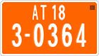 License plate of Cambodia, Vehicles w/o paid duty