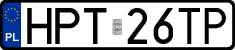License plates of Poland, Authorities