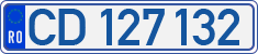 License plate of Romania, Diplomatic