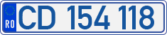 License plate of Romania, Diplomatic
