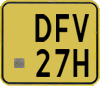 License plate of the Netherlands, Mopeds