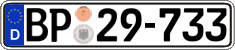 German license plate, Authorities and federal agencies