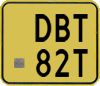 License plate of the Netherlands, Mopeds