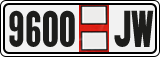 License plate of Georgia, Export transit plates