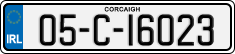 License plate of Ireland, Regular plates