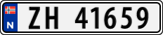 License plate of Norway, Cars