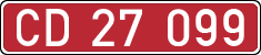 License plates of Spain, Diplomatic