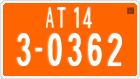 License plate of Cambodia, Vehicles w/o paid duty