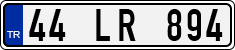 License plate of Turkey, Regular plates