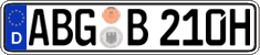 German license plate, Plates for oldtimers (type 