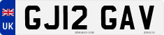License plate of the United Kingdom, 2001 year system