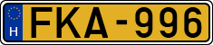 license plates of Hungary, Commercial vehicles (1990)