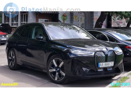 AA 8888 ZD, BMW iX