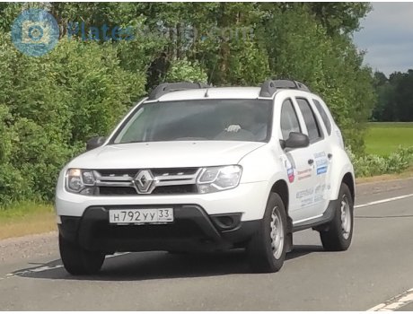 н792уу33, Renault Duster