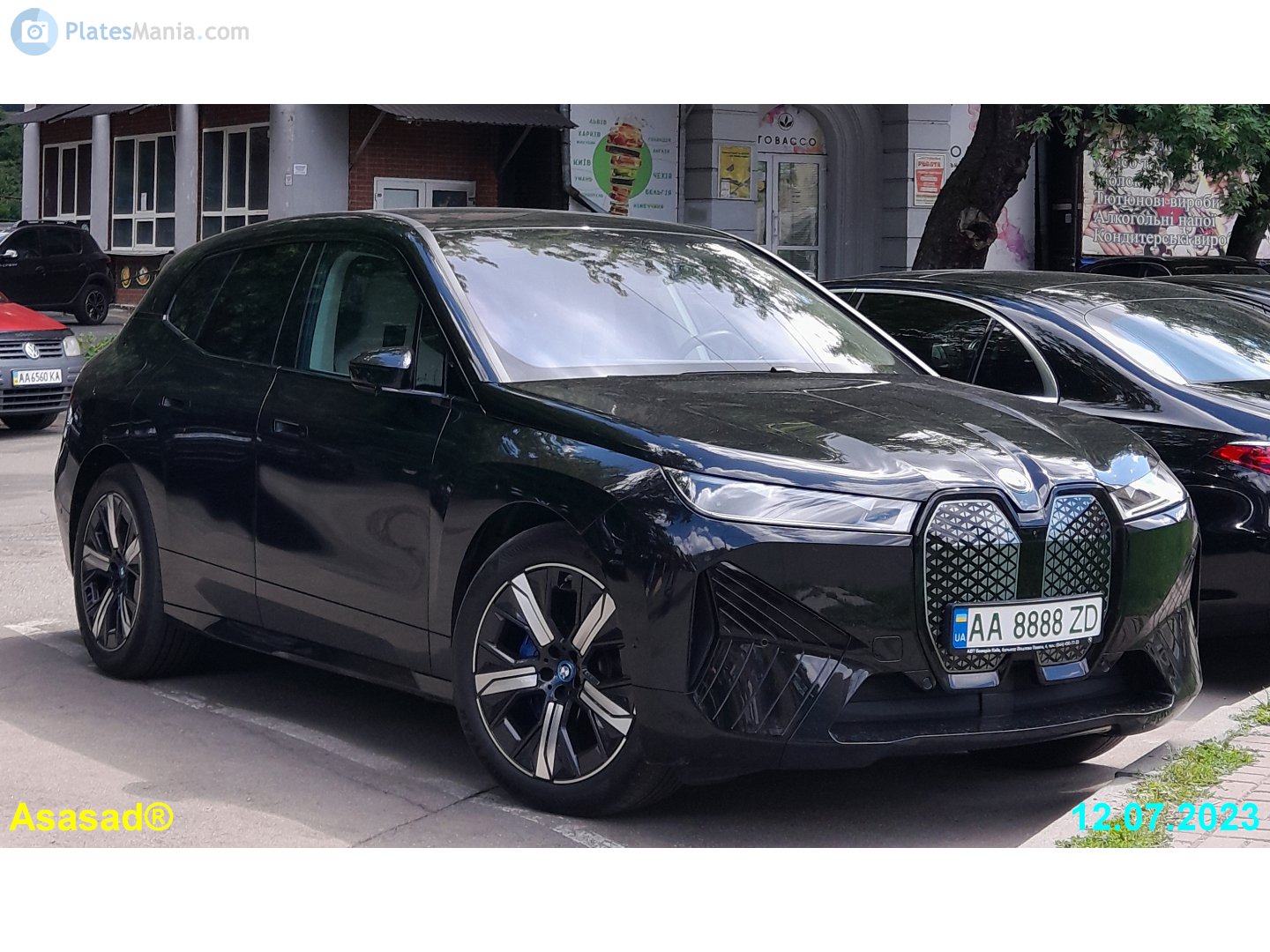 AA 8888 ZD, BMW iX 1st gen (i20), 2021–