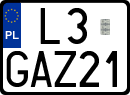 License plates of Poland, Vanity Plates