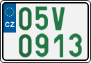 License plate of the Czech Republic, Oldtimers (2001)