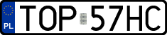 License plates of Poland, Regular car plates