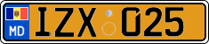 License plate of Moldova, Public transport (2015)