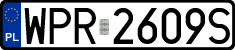 License plates of Poland, Regular car plates