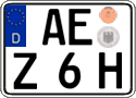 German license plate, Plates for oldtimers (type 