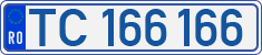 License plate of Romania, Diplomatic