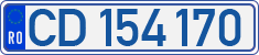 License plate of Romania, Diplomatic