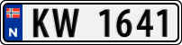 License plate of Norway, Trailers, motorcycles, special vehicles