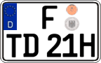 German license plate, Plates for oldtimers (type 