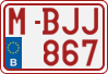 License plate of Belgium, Regular plates (2010)