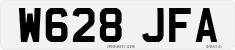 License plate of the United Kingdom, 1983 year system