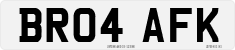 License plate of the United Kingdom, 2001 year system