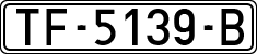 License plates of Spain, 1971 year series