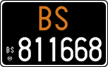 License plate of Italy, Cars (1927 year series)