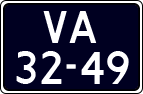 License plate of the Netherlands, Commercial Vehicles (1951-1994 system)