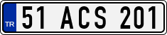 License plate of Turkey, Regular plates