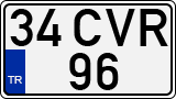 License plate of Turkey, Regular plates