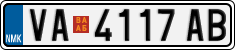 License plate of North Macedonia, Regular plates (2012)