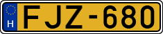 license plates of Hungary, Commercial vehicles (1990)