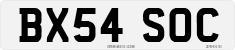 License plate of the United Kingdom, 2001 year system