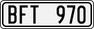 License plate of Sweden, Regular plates