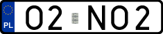 License plates of Poland, Vanity Plates