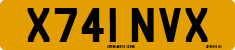License plate of the United Kingdom, 1983 year system